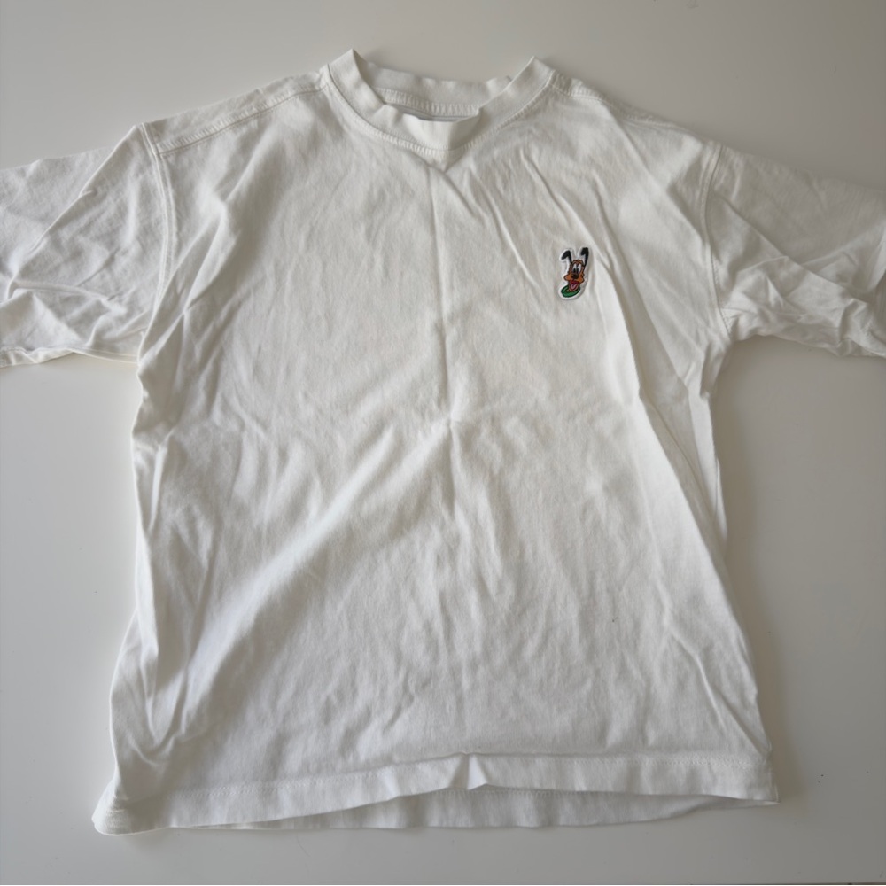 Zara Boys Disney Short Sleeve Tshirt Size 7-8 Pluto Patch